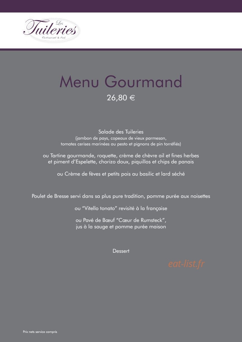 Les Tuileries — carte page 6