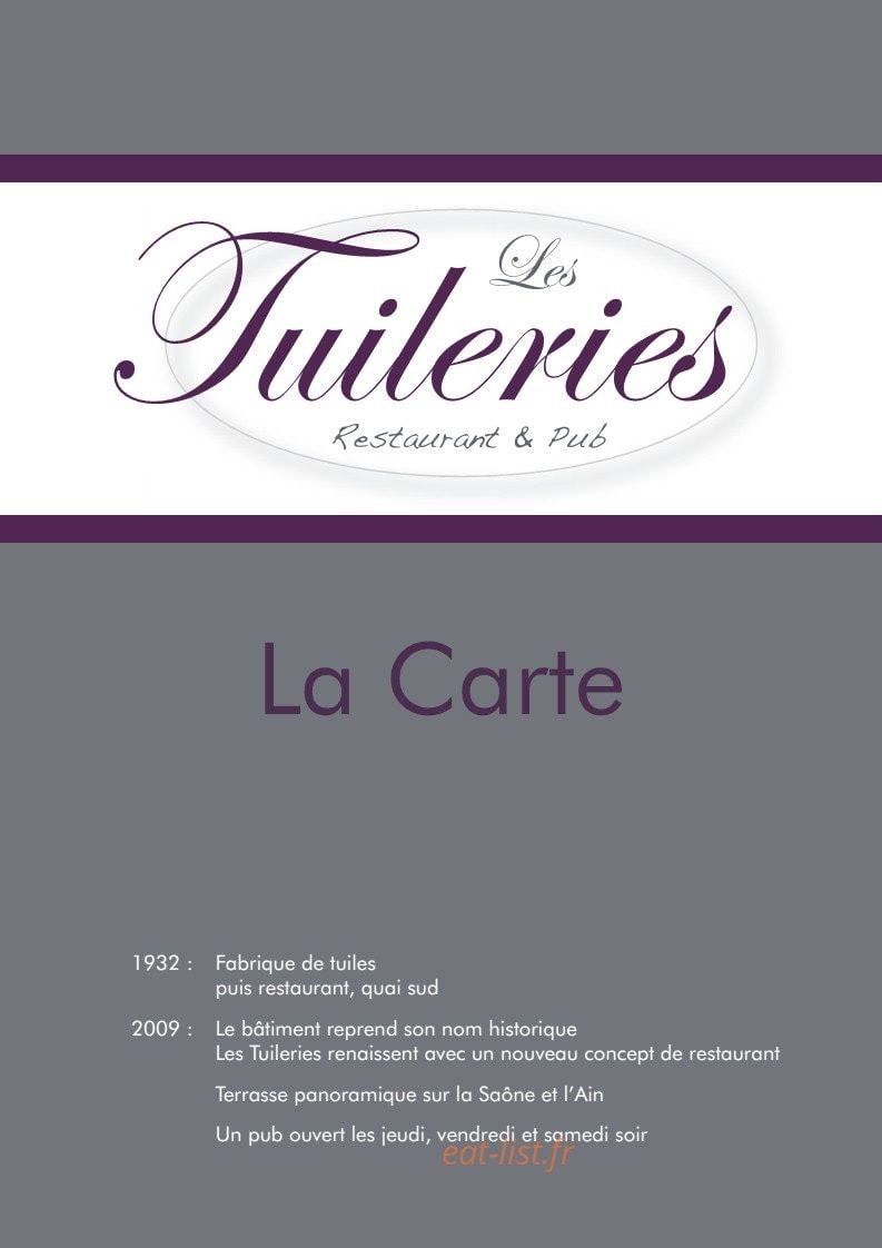 Les Tuileries — carte page 1