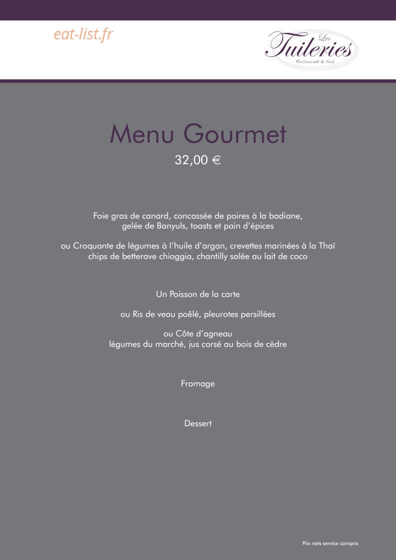 Les Tuileries — carte page 7