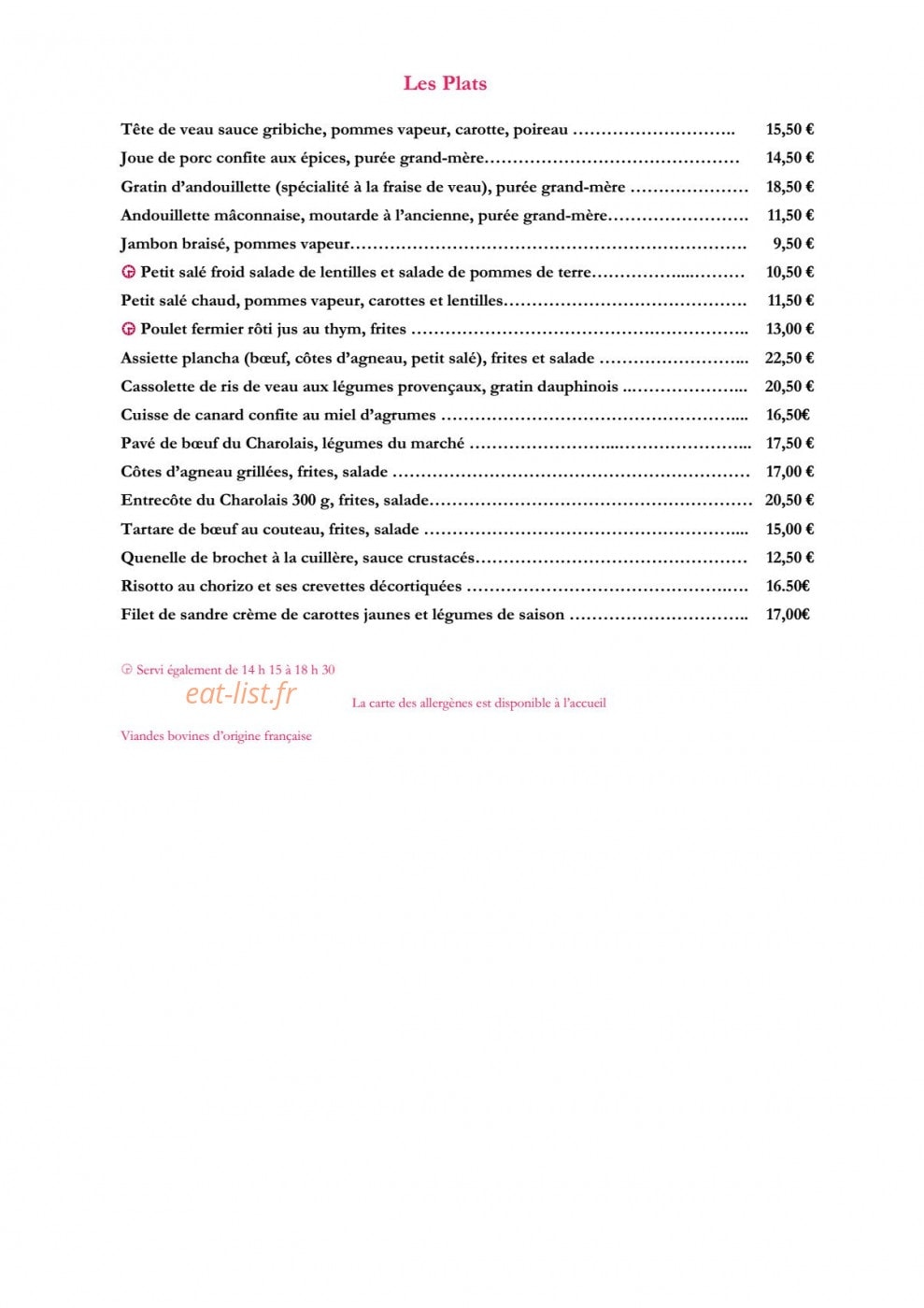 Maison Mâconnaise des Vins — carte page 3