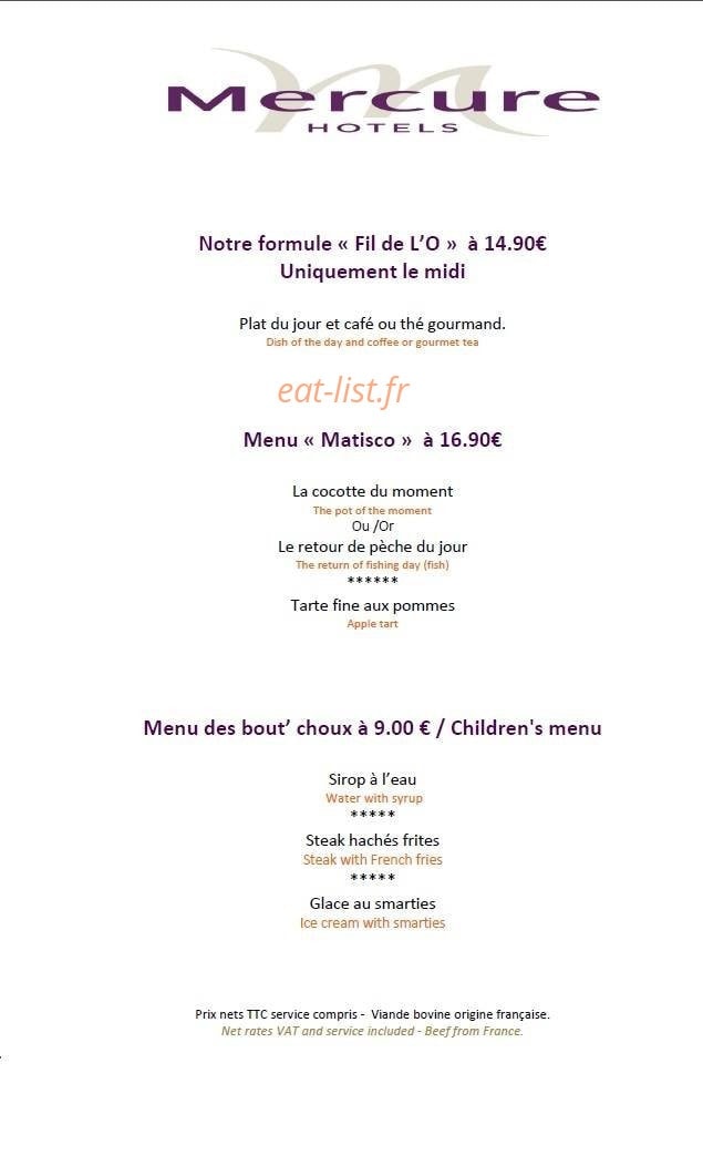 Mercure — carte page 3