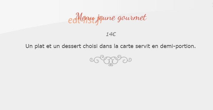 Restaurant Pierre — carte page 6
