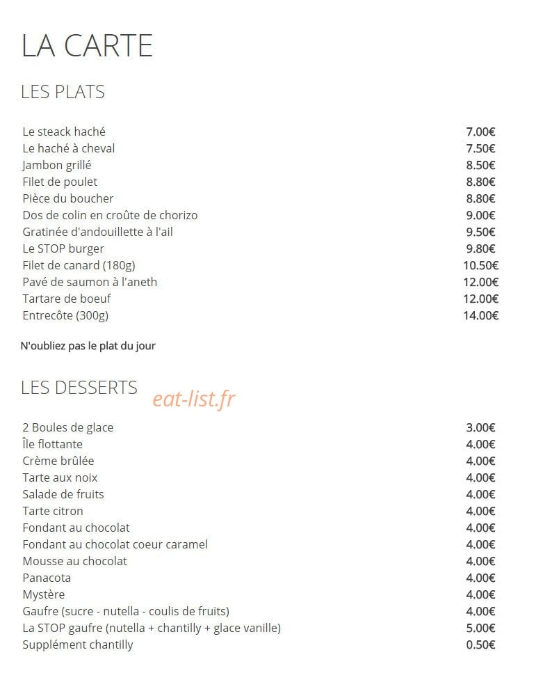 Stop and Go — carte page 1