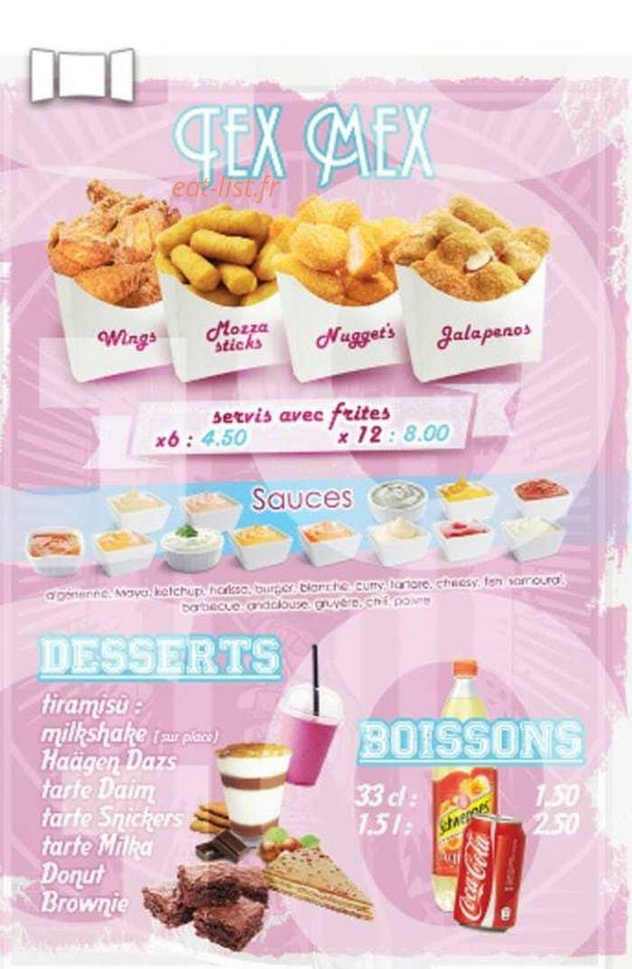 Urban Food — carte page 2