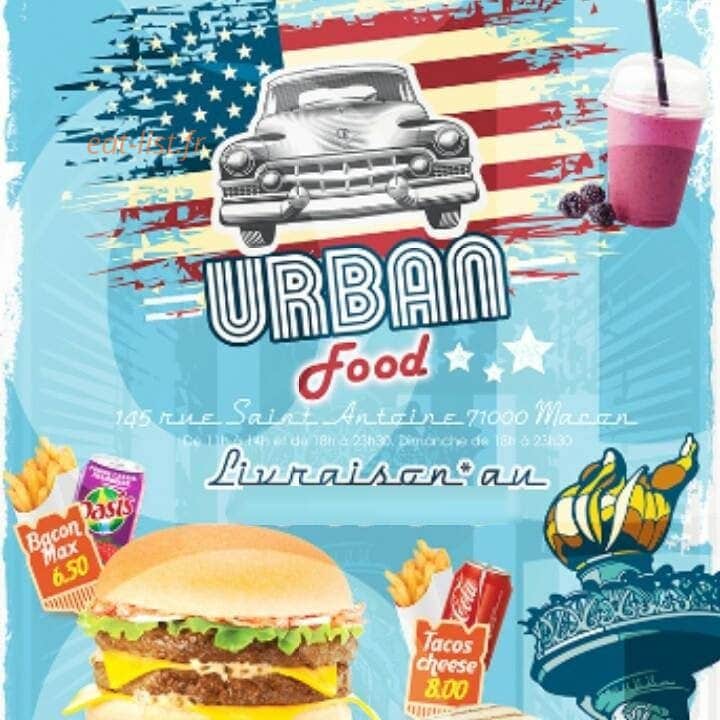 Urban Food — carte page 1