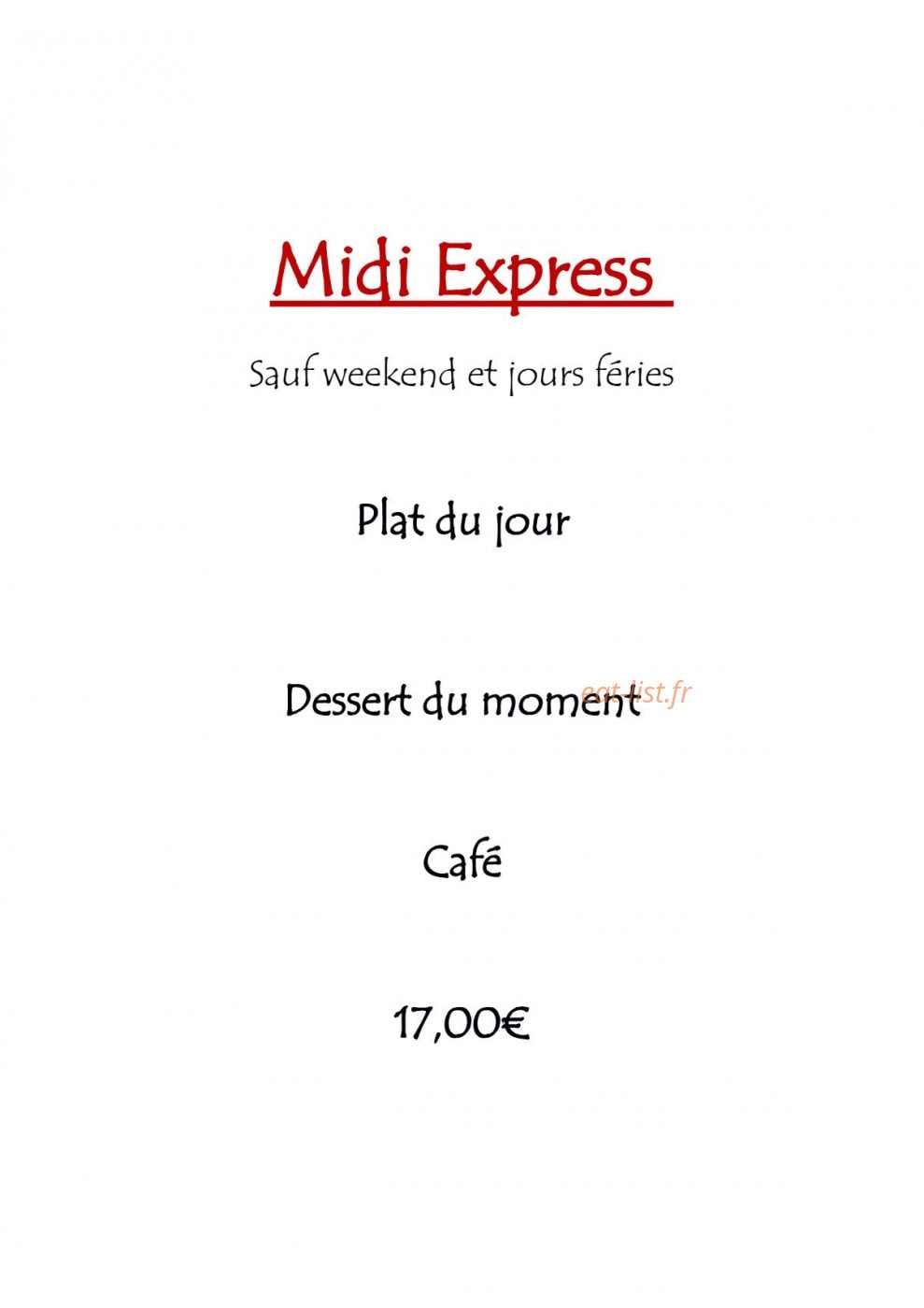 Auberge des alouettes — carte page 5