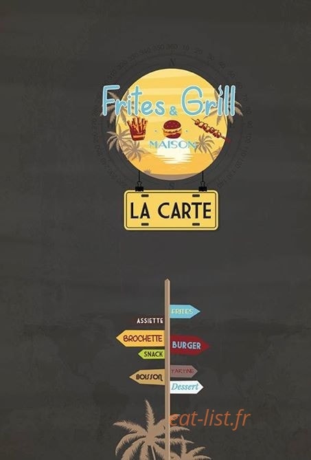 Frites&Grill Maison — carte page 1