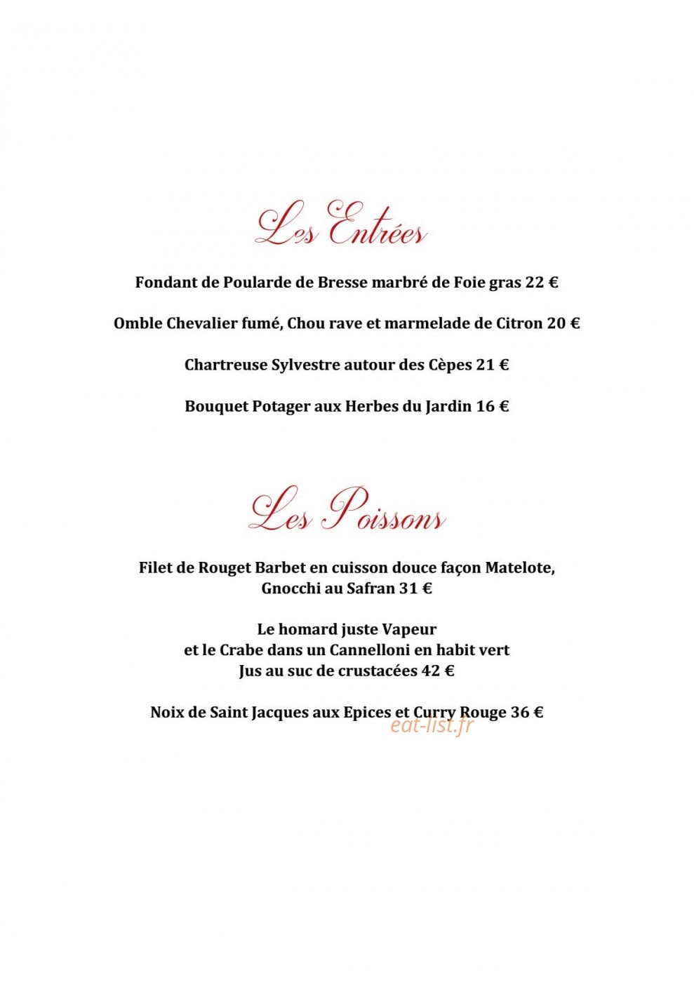 La Table d'Igé — carte page 2
