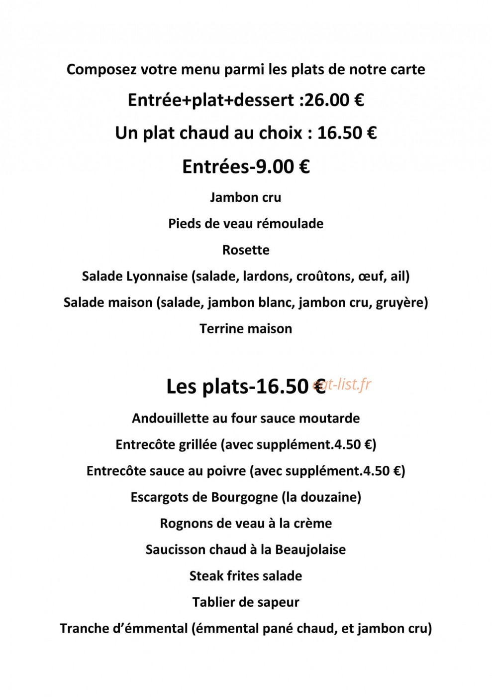 L'auberge de Jack — carte page 2