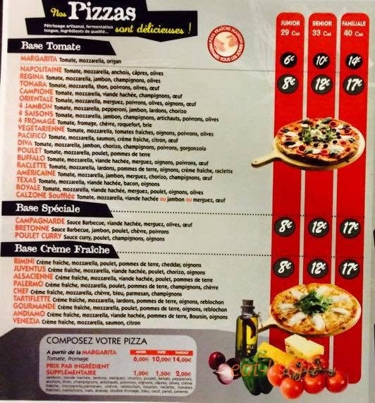 Andiamo pizza — carte page 2