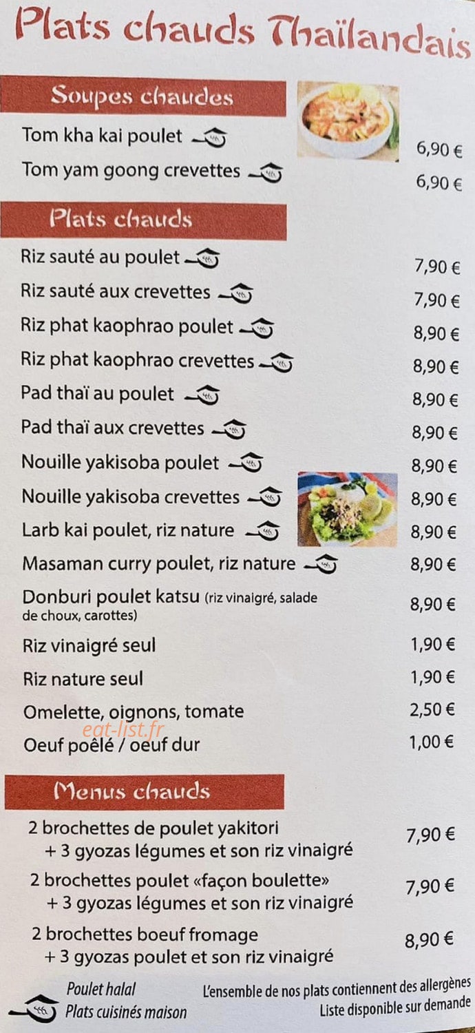 Aro i Sushi — carte page 3