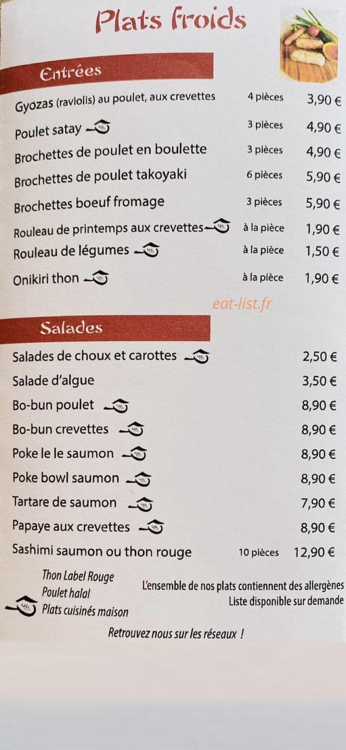 Aro i Sushi — carte page 2