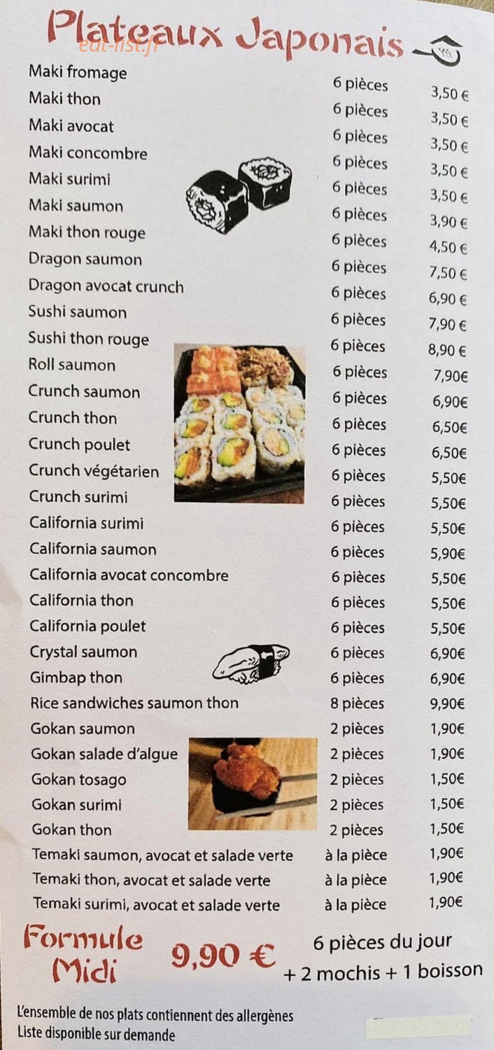 Aro i Sushi — carte page 4