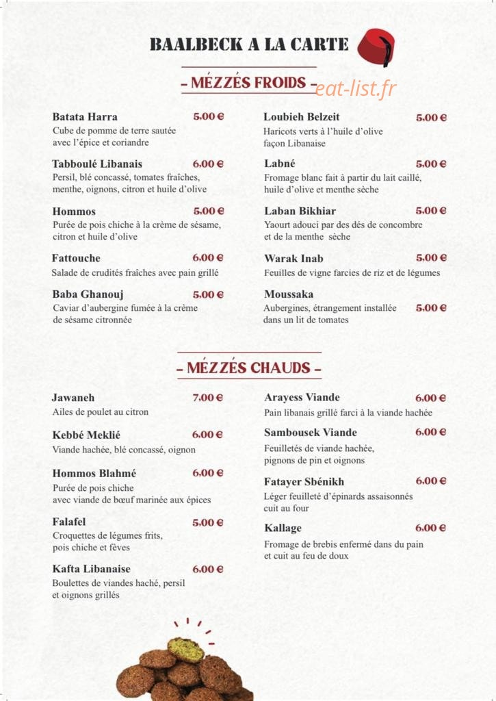 Baalbeck — carte page 1