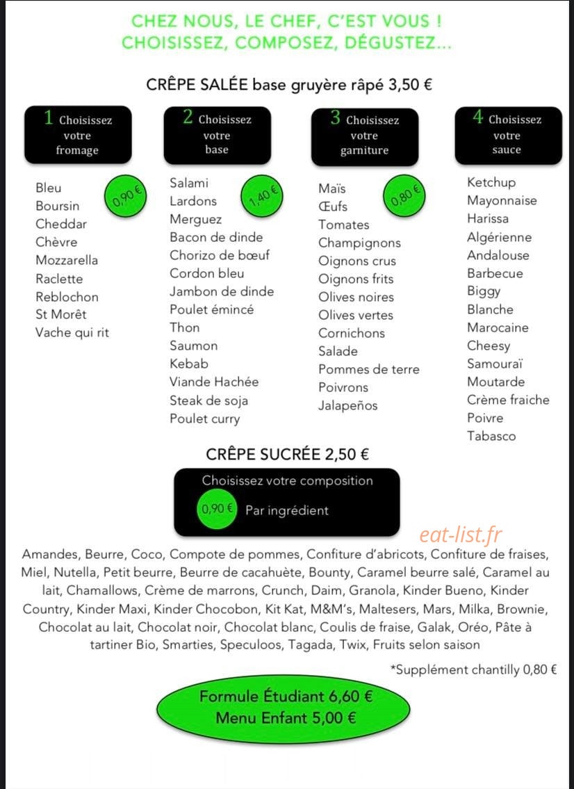 Bab’s — carte page 1