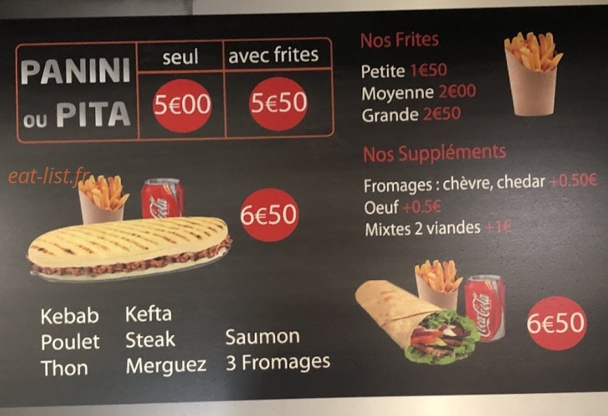 Burger City — carte page 1
