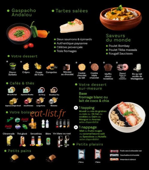Eat Salad — carte page 1