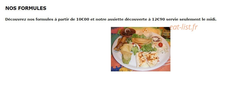 El Taquito — carte page 5