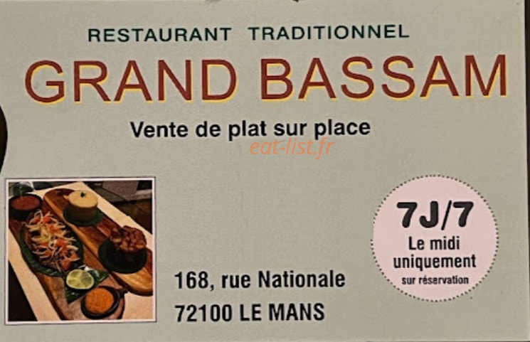 Grand Bassam — carte page 1
