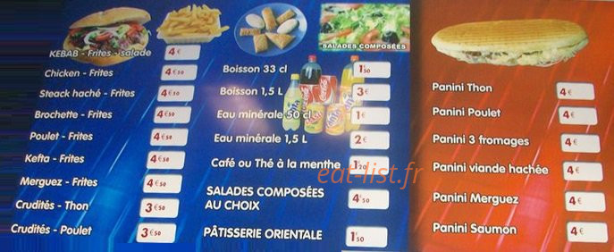 King Kebab — carte page 2
