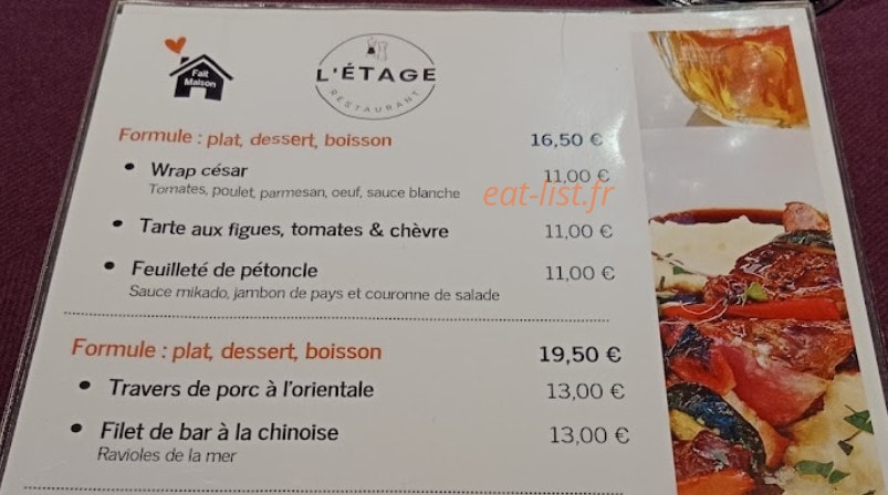 L'etage — carte page 1