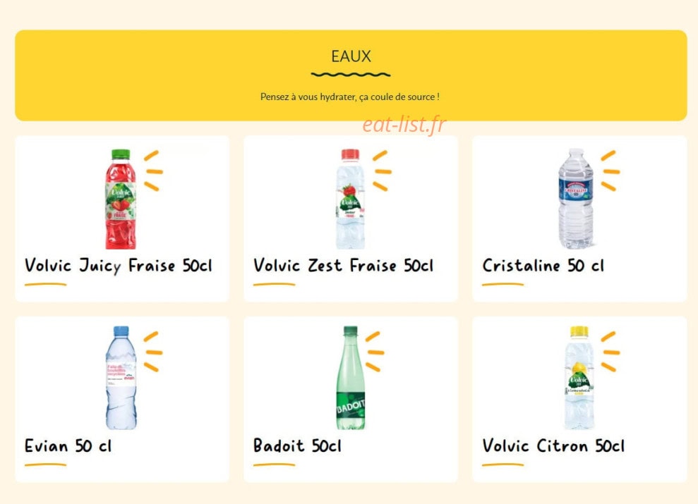 La Croissanterie — carte page 14