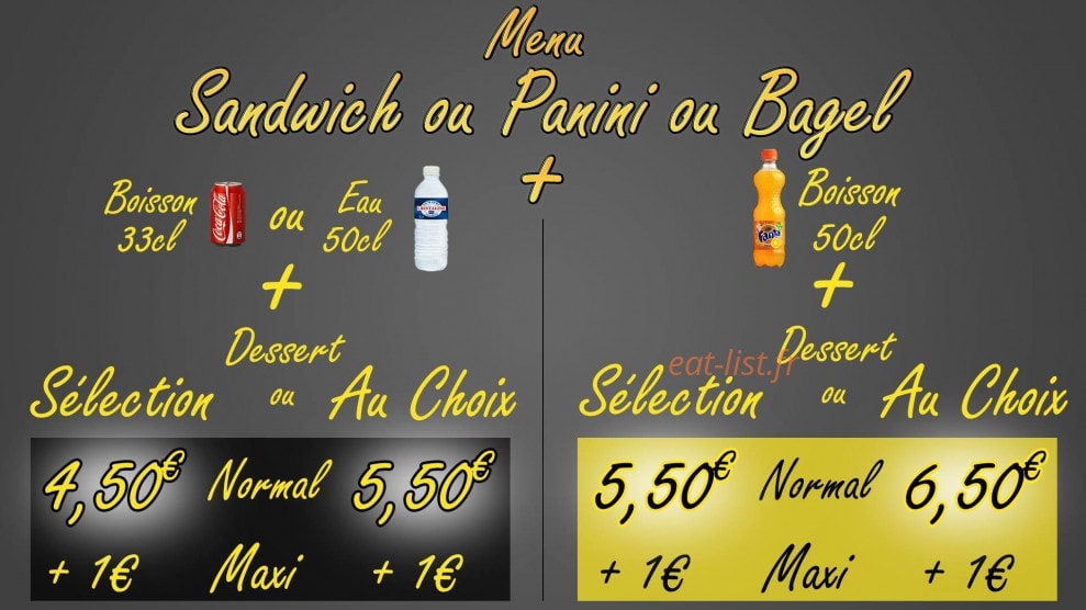 La Grignotine — carte page 1