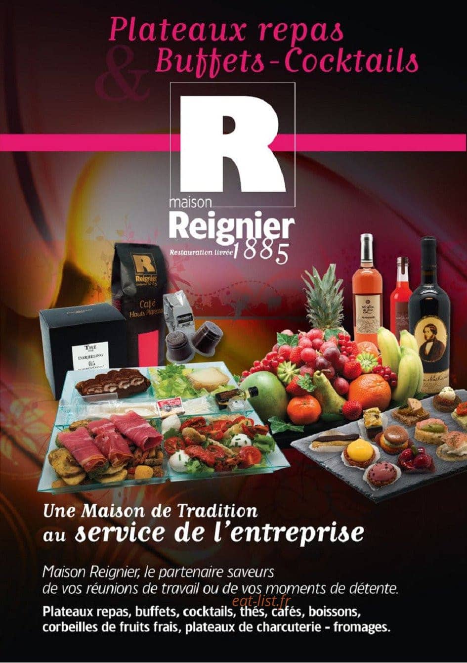 La Maison Reignier — carte page 1