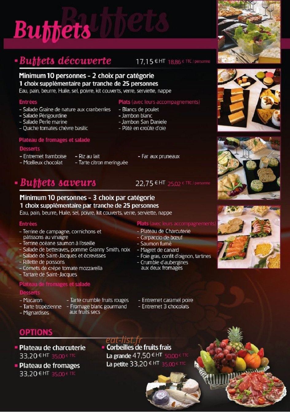 La Maison Reignier — carte page 4