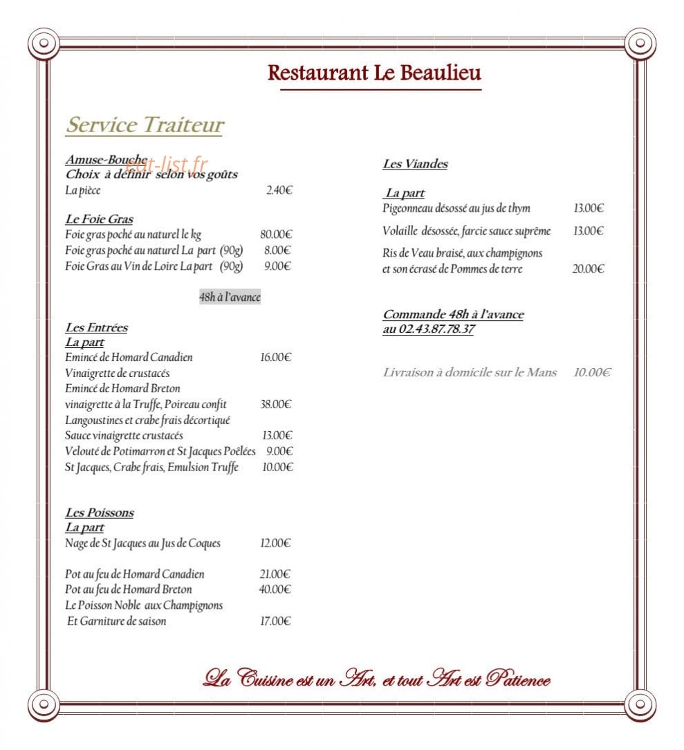 Le Beaulieu — carte page 3