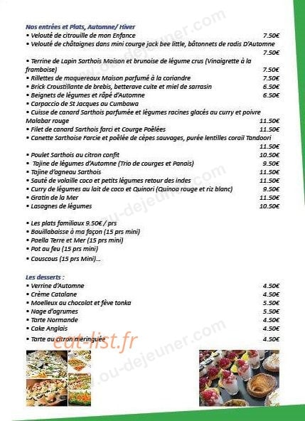 Le bio terre — carte page 2