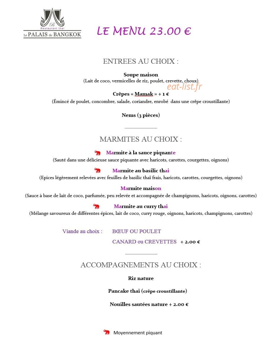 Le Palais De Bangkok — carte page 2