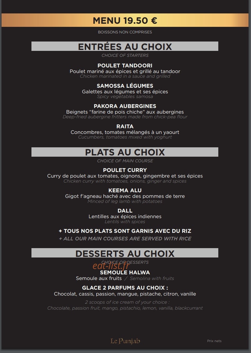 Le Punjab — carte page 8