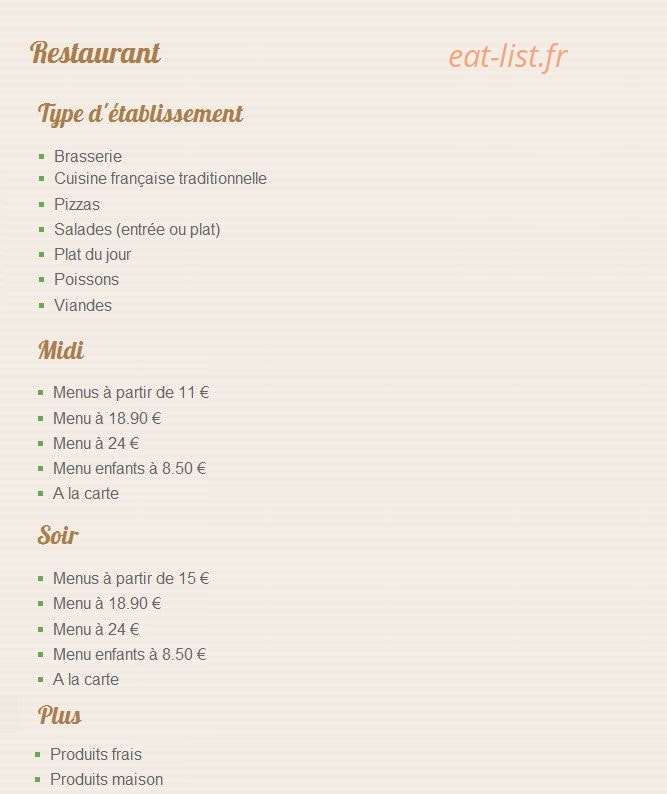 Le Venezia — carte page 1