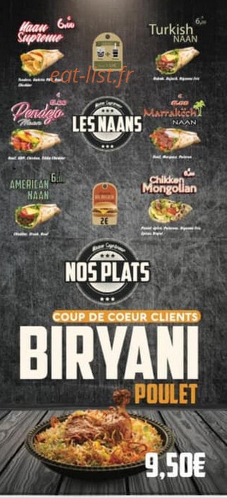 Naan supreme — carte page 3