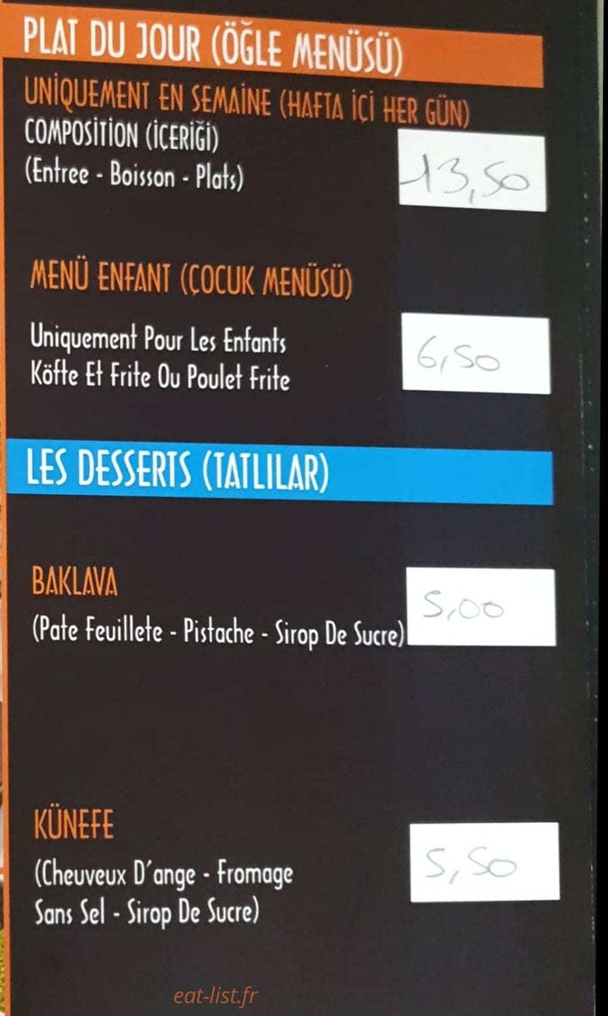 özgül barbecue — carte page 3