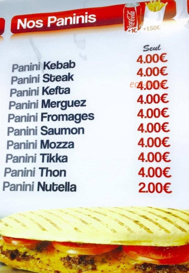 Pita Burger — carte page 5