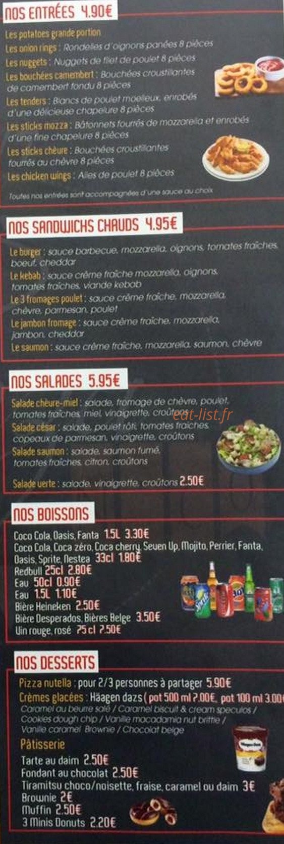 Pizza N Co — carte page 2