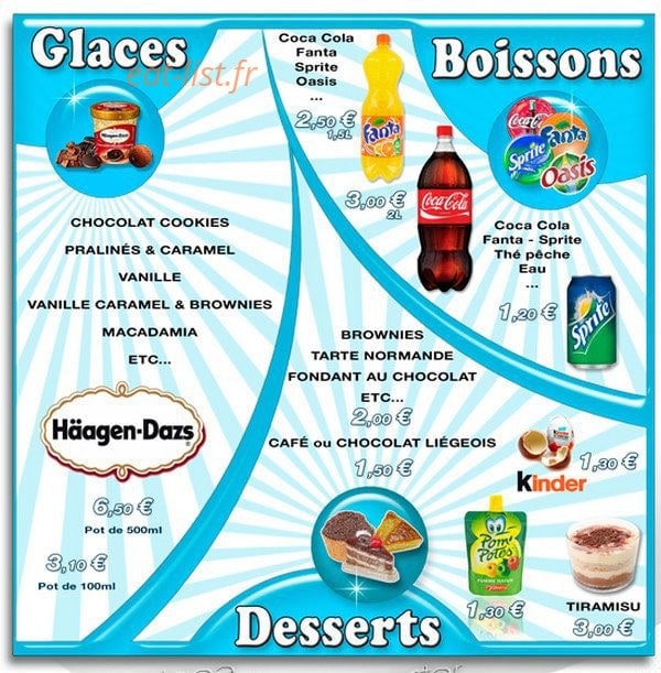 Saffa Pizza — carte page 8