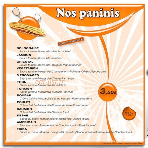 Saffa Pizza — carte page 4