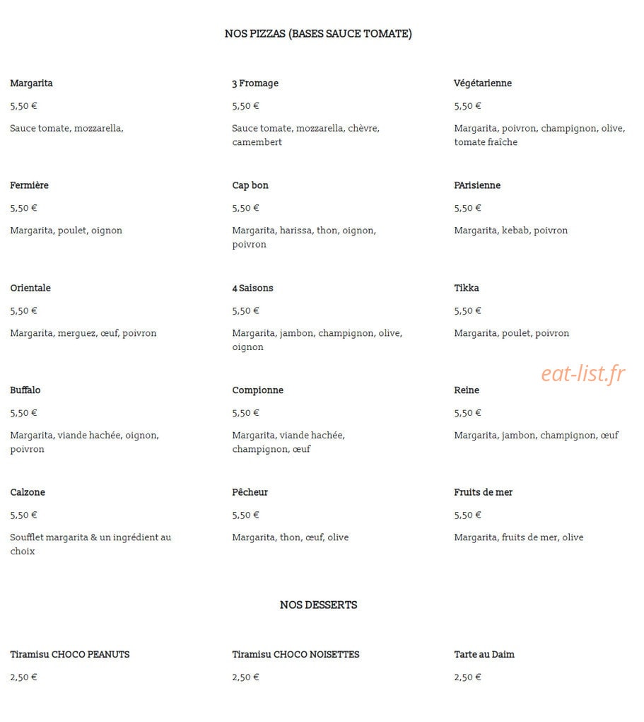 Star-food — carte page 5