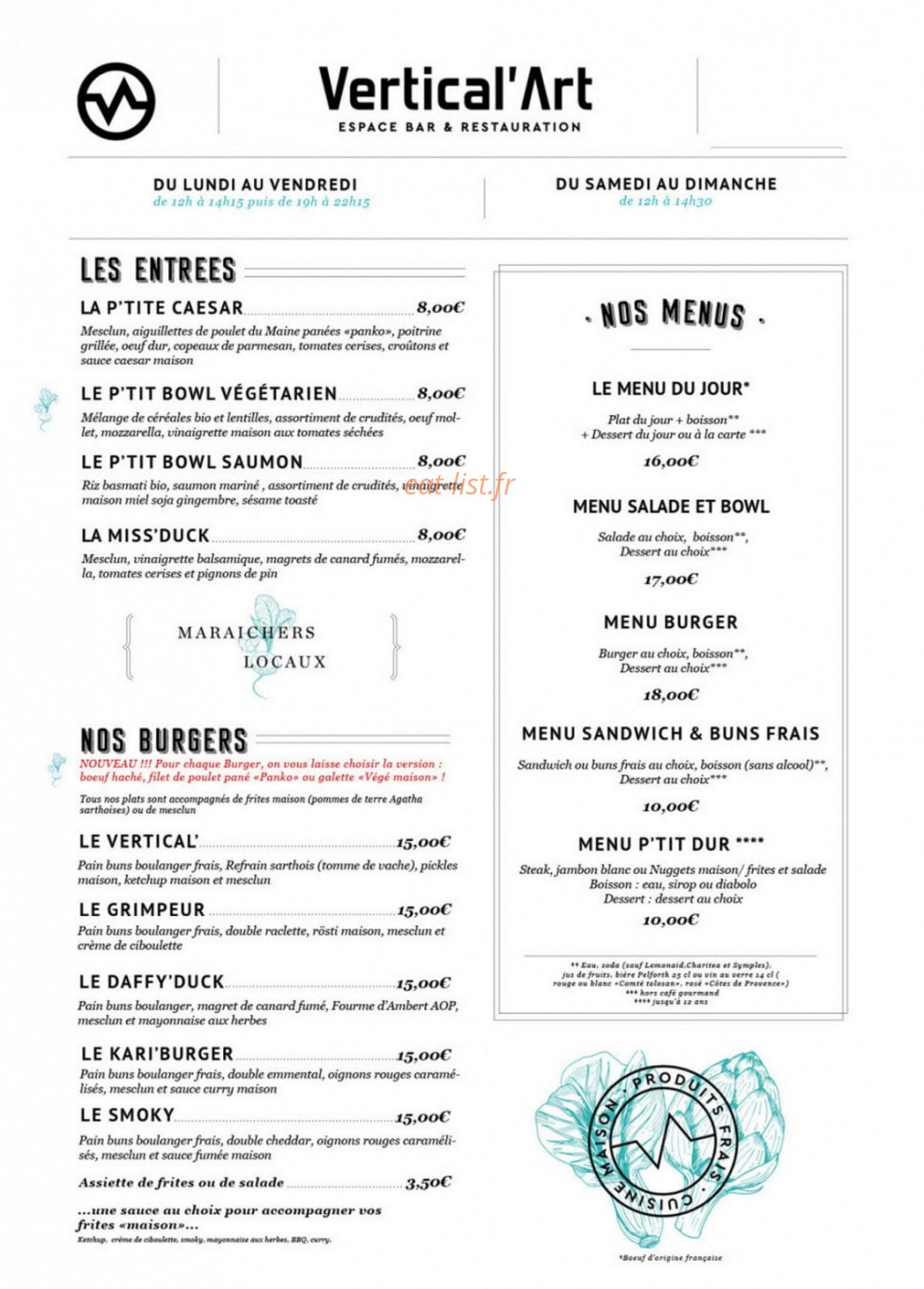 Vertical'Art Le Mans — carte page 1