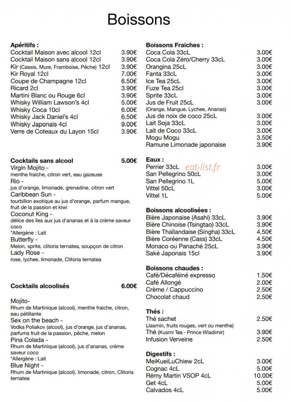 Yummi — carte page 8