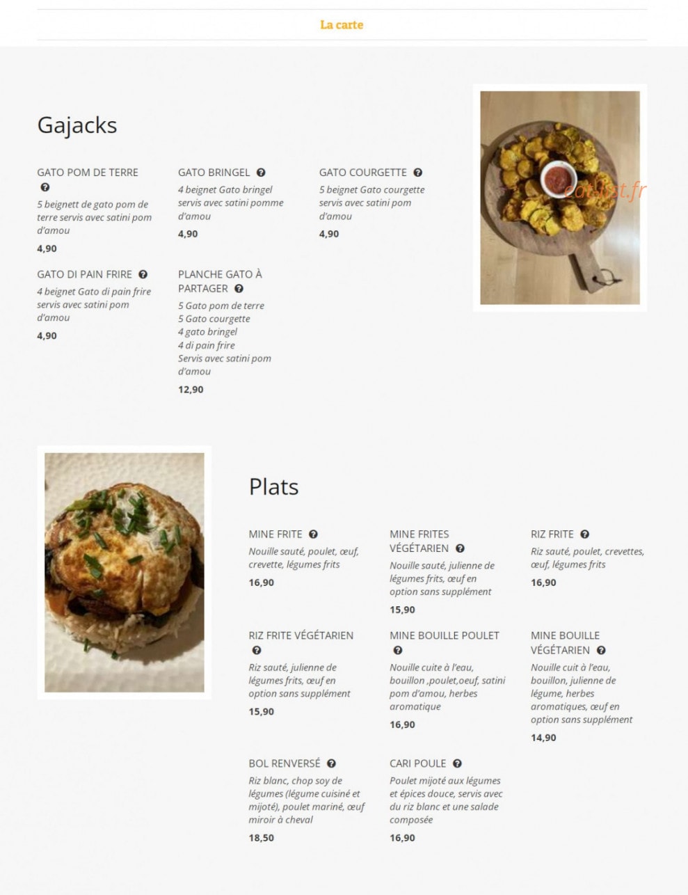 Zilwa — carte page 1