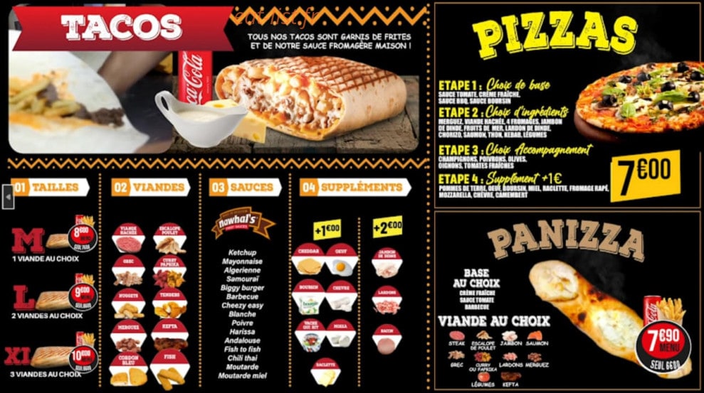 O’regal du kebab — carte page 4
