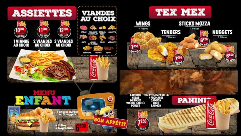 O’regal du kebab — carte page 3