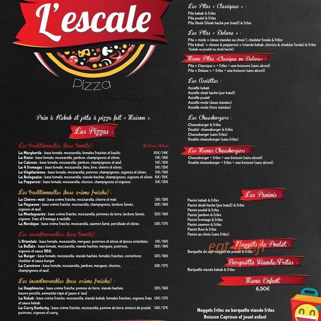 L'Escale — carte page 2