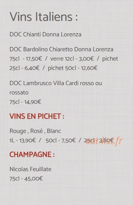 Le Pinocchio — carte page 8