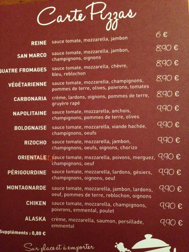 Les marmites de Céline — carte page 1