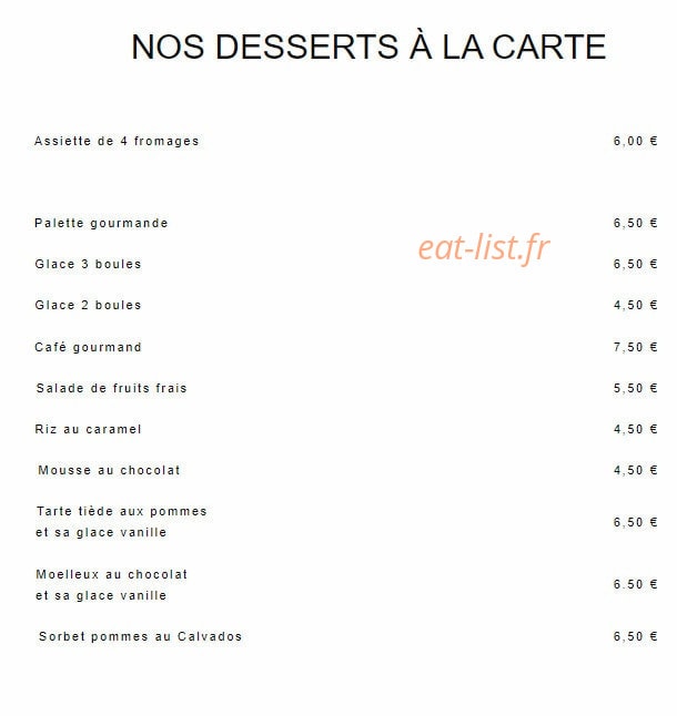 Hôtel de la Barque — carte page 3